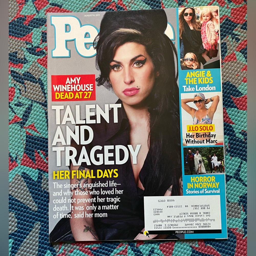 Amy Winehouse Magazine Cover